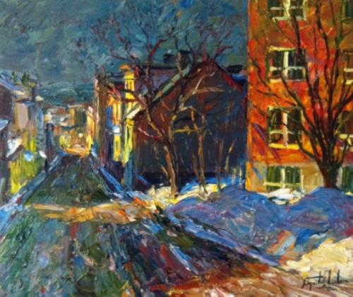 Rue chassée des écossais vieux Quebec 
