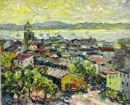 Contre jour a Saint Tropez Provence
